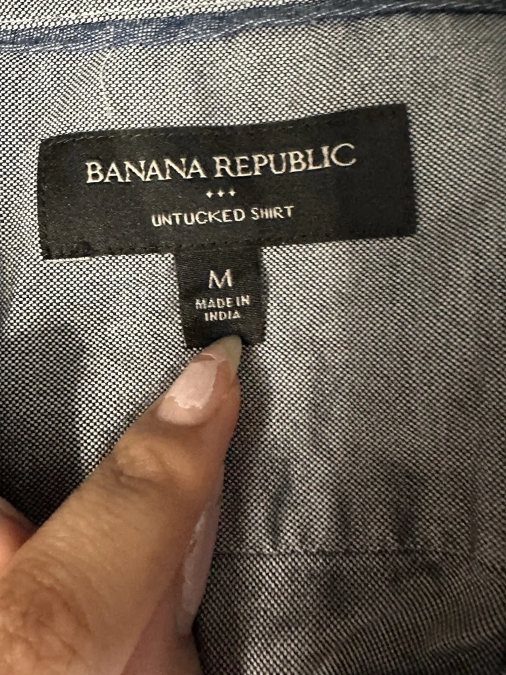 Banana Republic, Medium Men’s , Long Sleeve Bun Up Grey Top Shirt, Formal